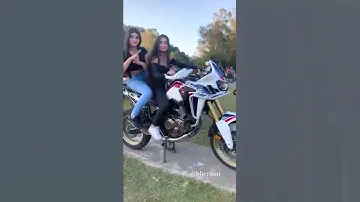 NOVINHA TRAVANDO O MOTOR DA AFRICA TWIN