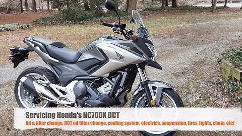 Как обслуживать Honda NC700X DCT
