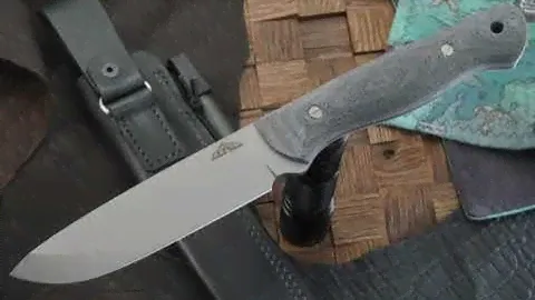 Туристический нож N.C.Custom Forester с огнивом, сталь X105